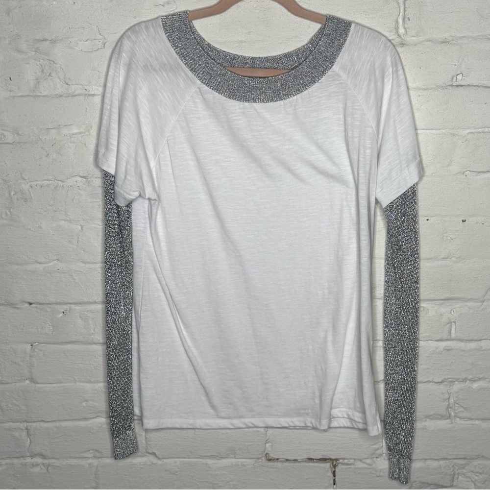 Gilded Intent Metallic Trim Top M